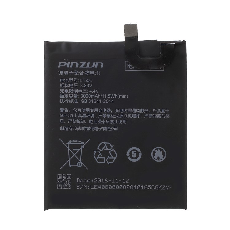 PINZUN 3000mAh Li-polymer Battery Replacement for LeTV LeECO Le 1S LT55C (ATL Battery Cell)-3