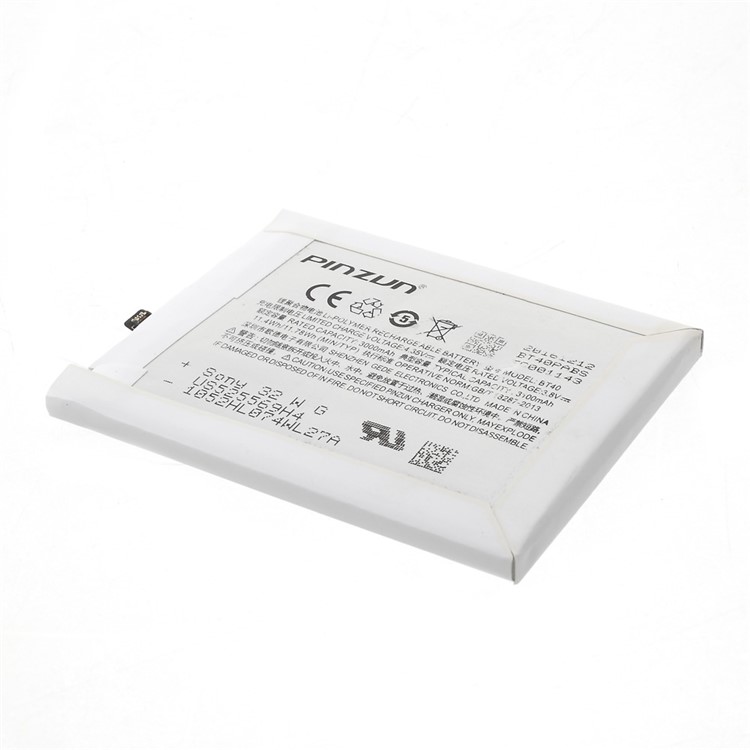 PINZUN BT40 3100mAh Li-polymer Battery Replacement for Meizu MX5/4/3/2 (ATL Battery Cell)-1