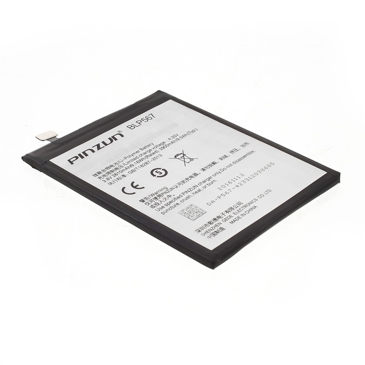 PINZUN BLP567 2900mAh Li-polymer Battery for Oppo R829T R1 R8007 R1L R1S R8000 R8006 (ATL Battery Cell)-1