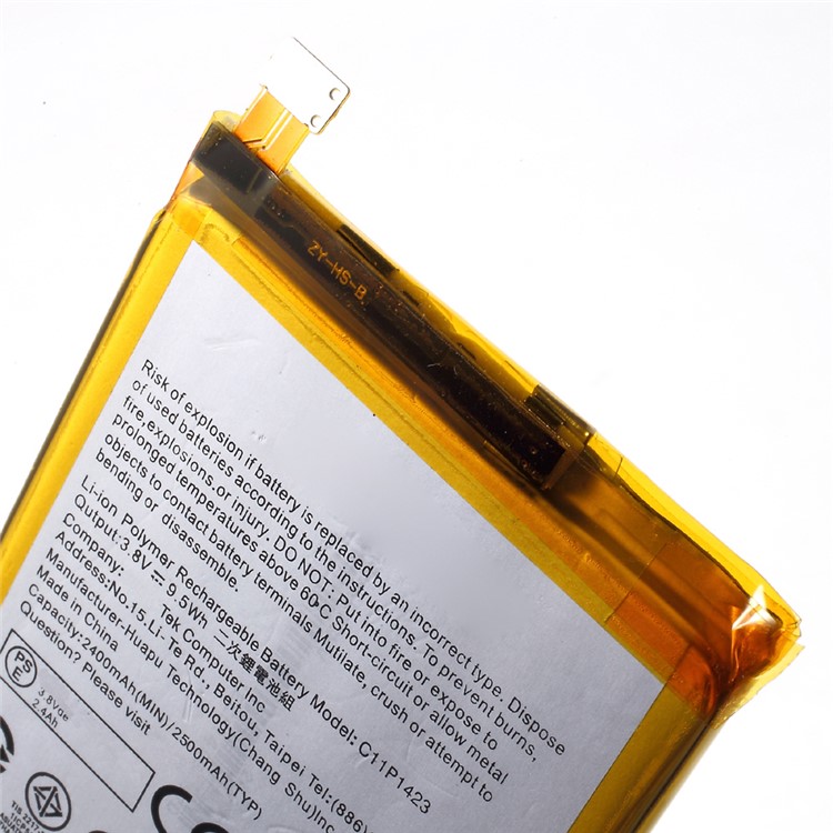 OEM C11P1423 2500mAh Rechargeable Battery Pack for Asus ZenFone 2 ZE500CL Z00D-4