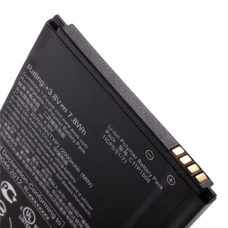OEM C11P1506 Battery Spare Part 3.8V 2070mAh for ASUS Live G500TG-5