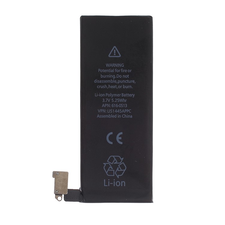 For iPhone 4 Replacement Li-ion Battery 3.7V 1420mAh (Without Logo)-2