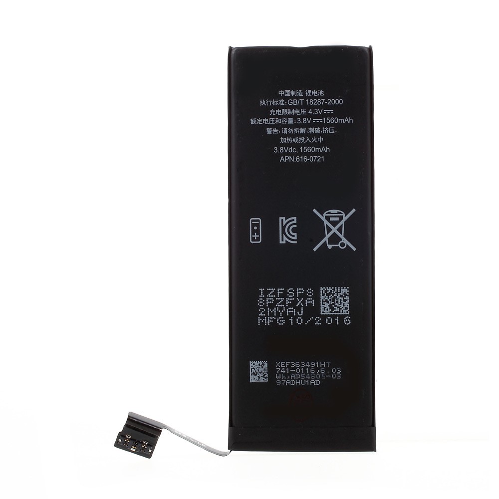3.8V 1560mAh Li-ion Battery Replacement for iPhone 5s (CE/RoHS/FCC/CCC)-1
