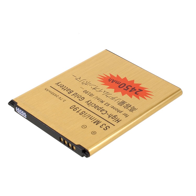 2450mAh Rechargeable Li-ion Battery for Samsung Galaxy S III Mini I8190 (4Pin Connector)-1