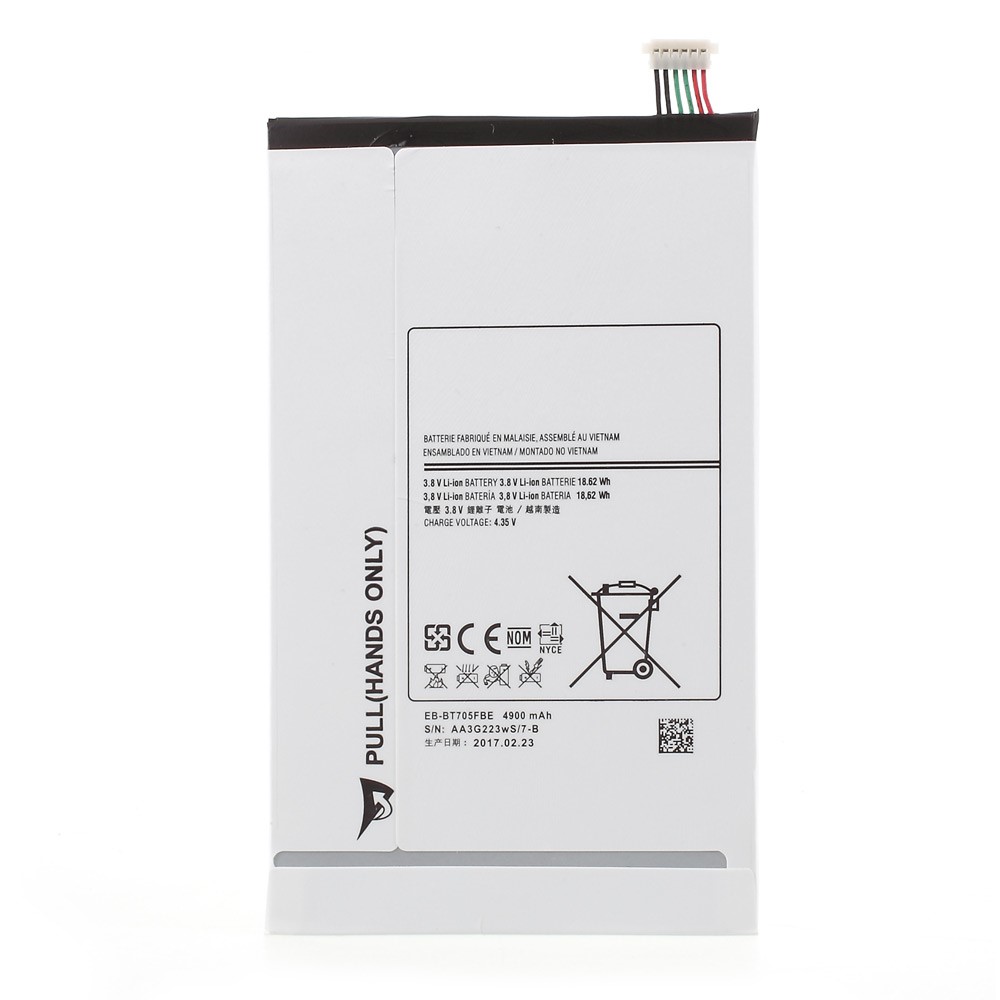 For Samsung Galaxy Tab S 8.4 T700 T705 EB-BT705FBE Replacement Battery 4900mAh 3.8V-1