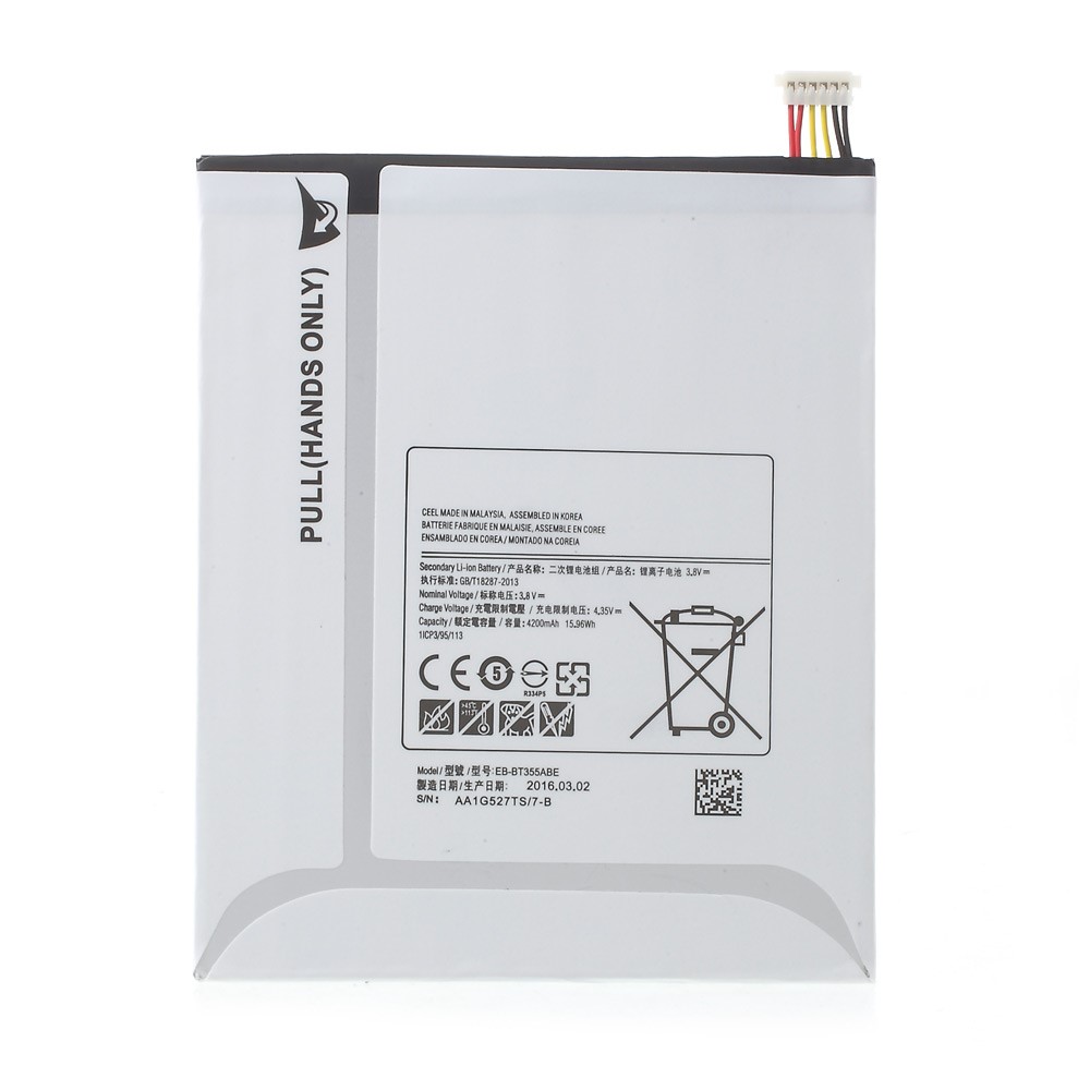4200mAh EB-BT355ABE Battery Replacement for Samsung Galaxy Tab A 8.0 SM-T350-1