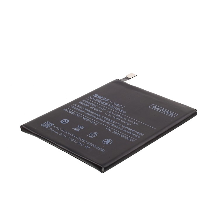 For Xiaomi Mi Note Pro OEM Battery Replacement BM34 3090mAh 3.84V-3