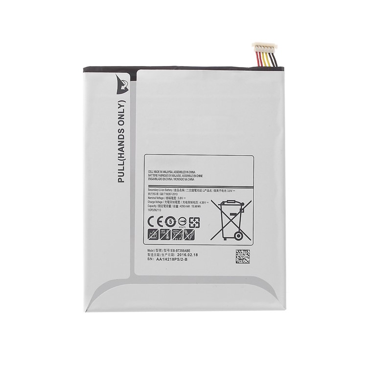 OEM 3.8V 4200mAh Li-ion Battery Spare Part for Samsung Galaxy Tab A 8.0 SM-T350 T355-1