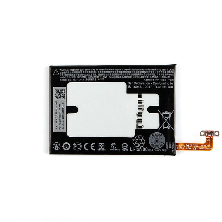 OEM for HTC 10 B2PS6100 Li-ion Battery Replacement 3000mAh