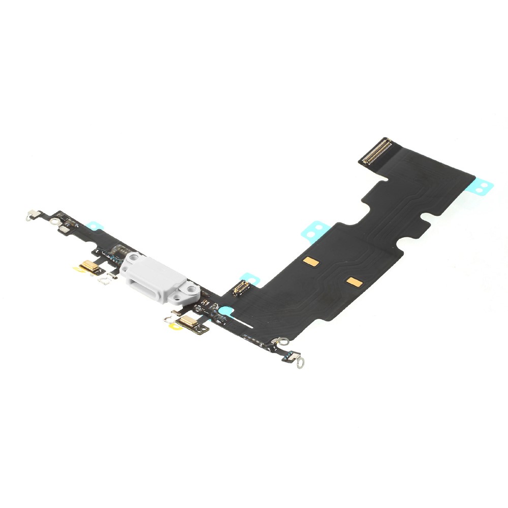 OEM Charging Port Flex Cable Replacement for iPhone 8 Plus 5.5 inch - White-3