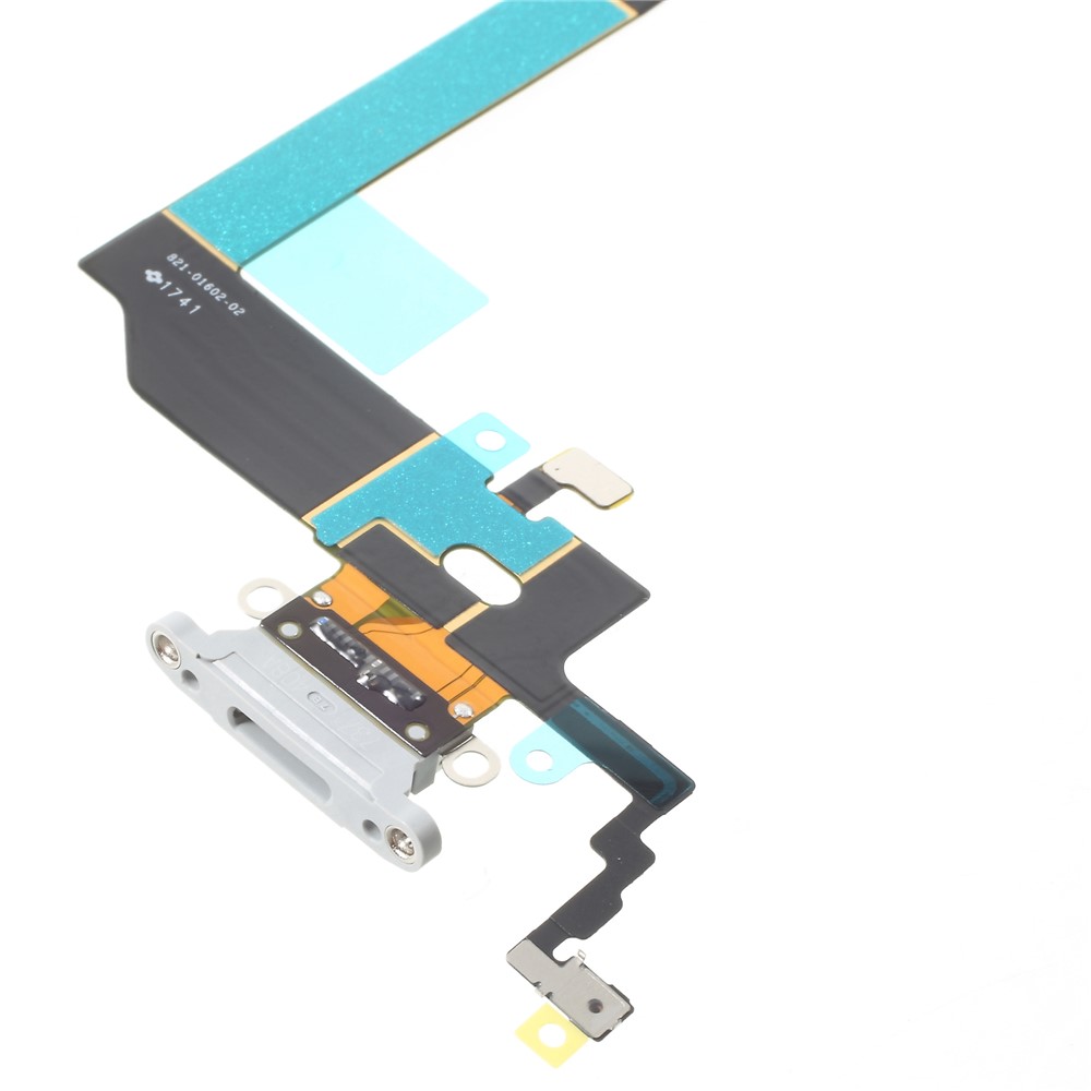 OEM Charging Port Flex Cable Replacement for iPhone X(Ten) - White-4