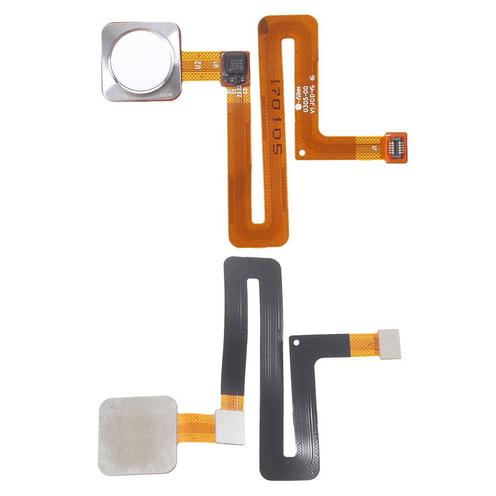 For Xiaomi Mi Mix OEM Fingerprint Home Button Flex Cable Part - Silver + White-1