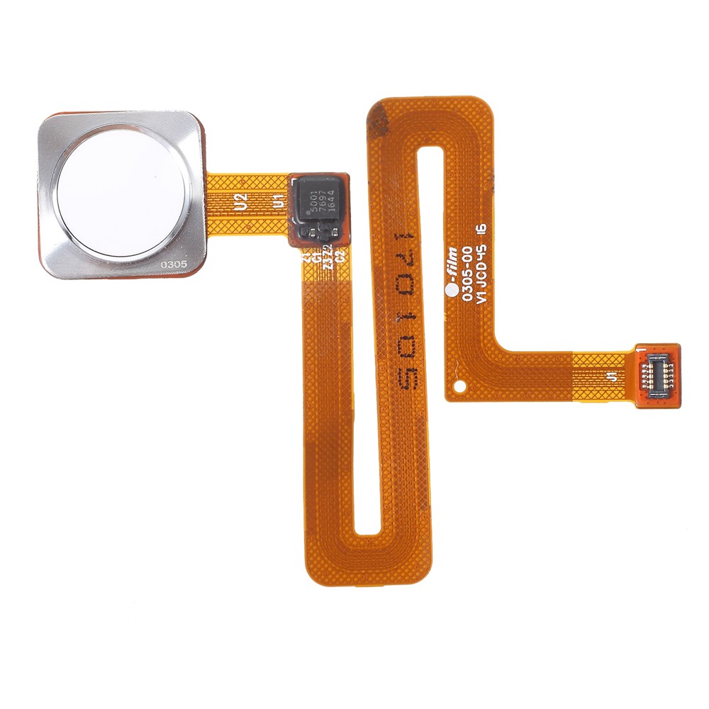 For Xiaomi Mi Mix OEM Fingerprint Home Button Flex Cable Part - Silver + White-2