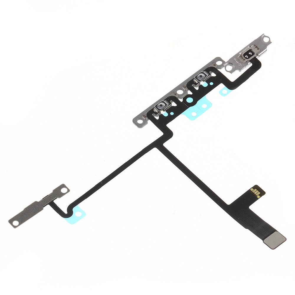 OEM for iPhone X Volume Button Flex Cable with Metal Plate-2