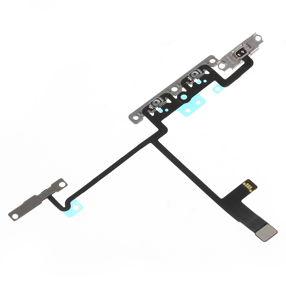 OEM Para Iphone X Button Volume Flex Cable Com Placa de Metal