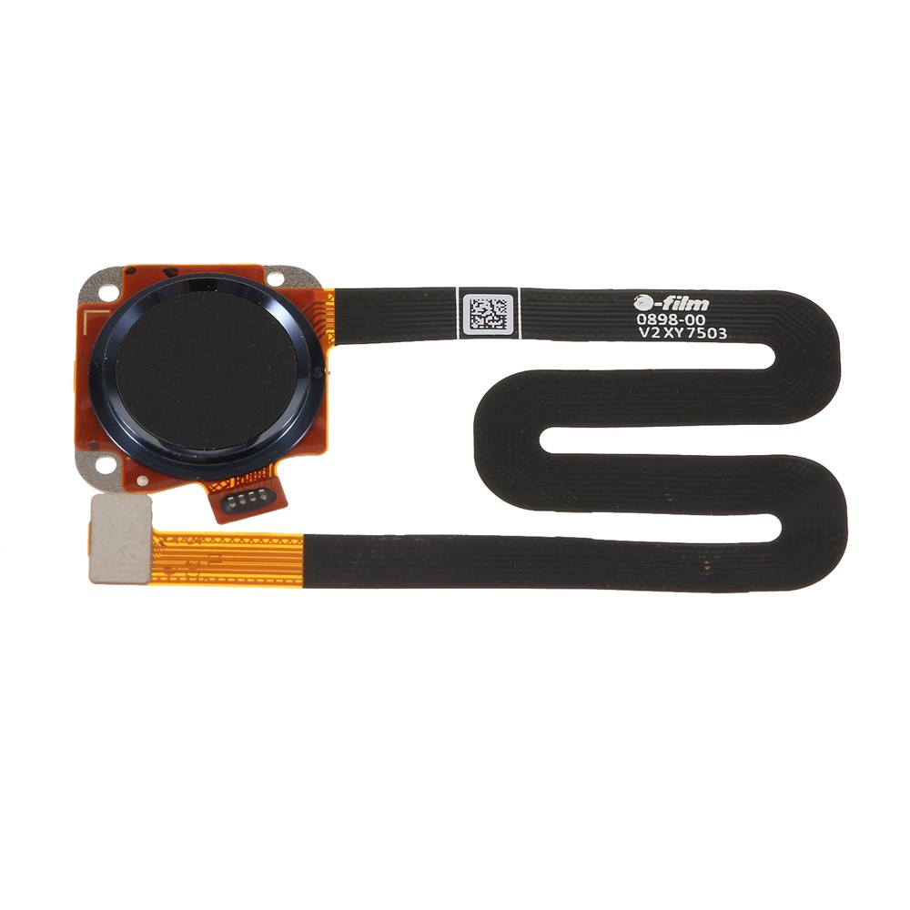 OEM Home Key Fingerprint Button Flex Cable Replacement for Motorola Moto G6 Play - Black-5