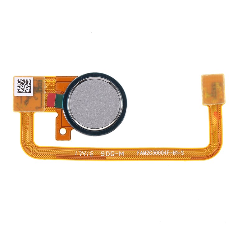 OEM Home Key Fingerprint Button Flex Cable Part for Sony Xperia XA2 - Silver-1
