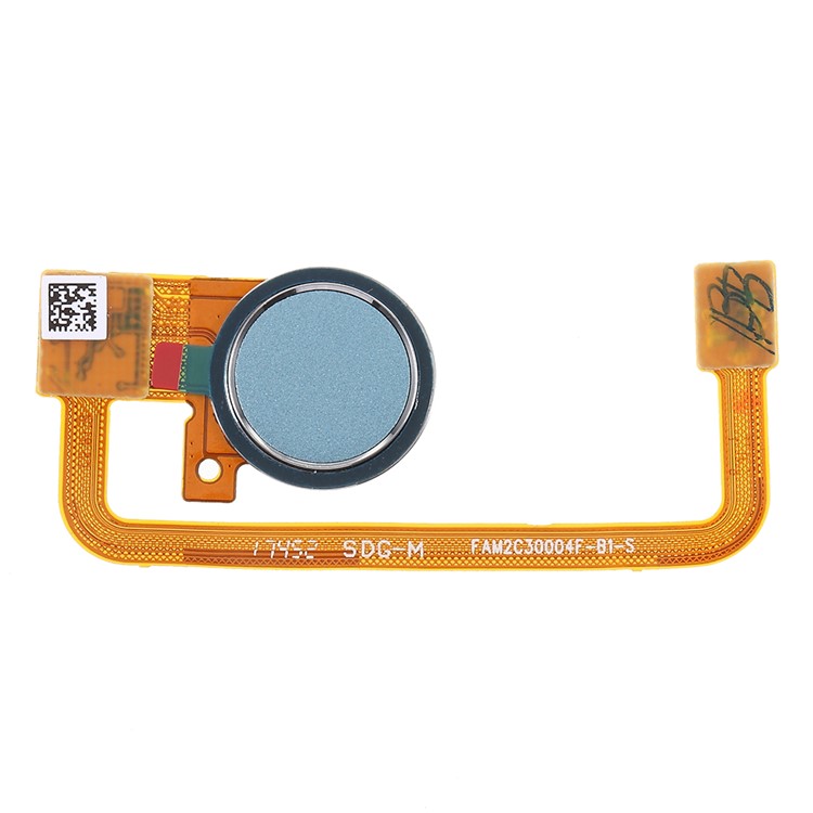 OEM Home Key Fingerprint Button Flex Cable Repair Part for Sony Xperia XA2 - Blue-1