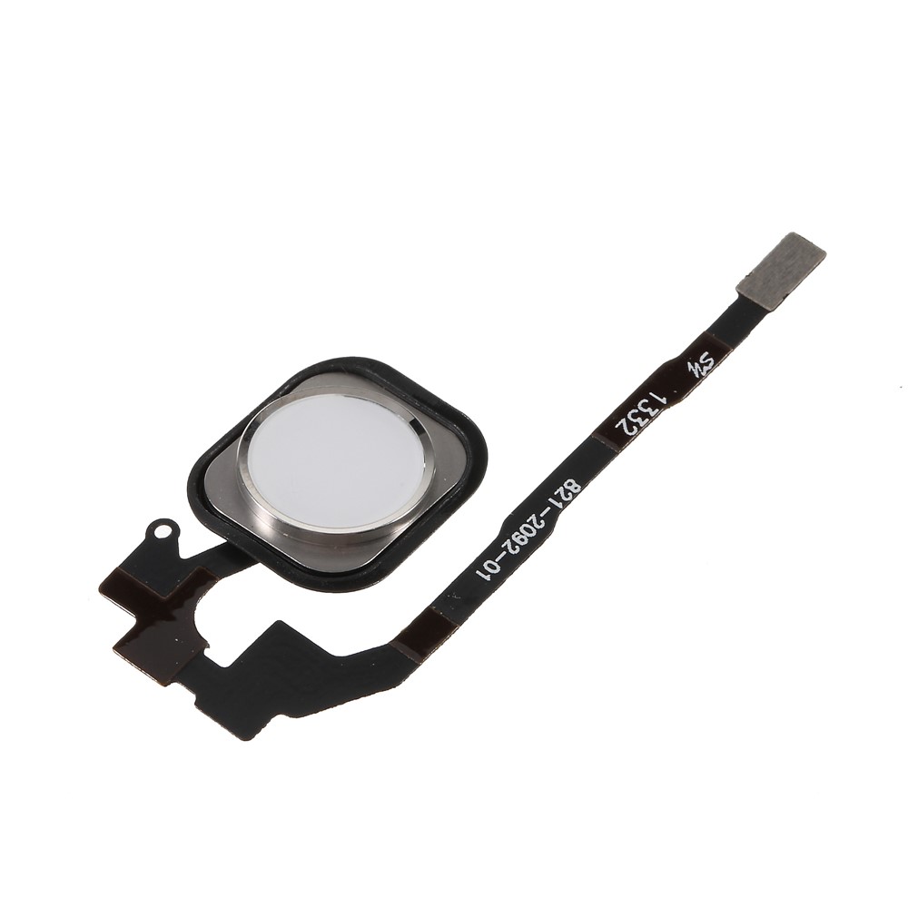 Home Key Fingerprint Button Flex Cable Replacement with Rubber Ring Gasket for iPhone 5s - Silver-2