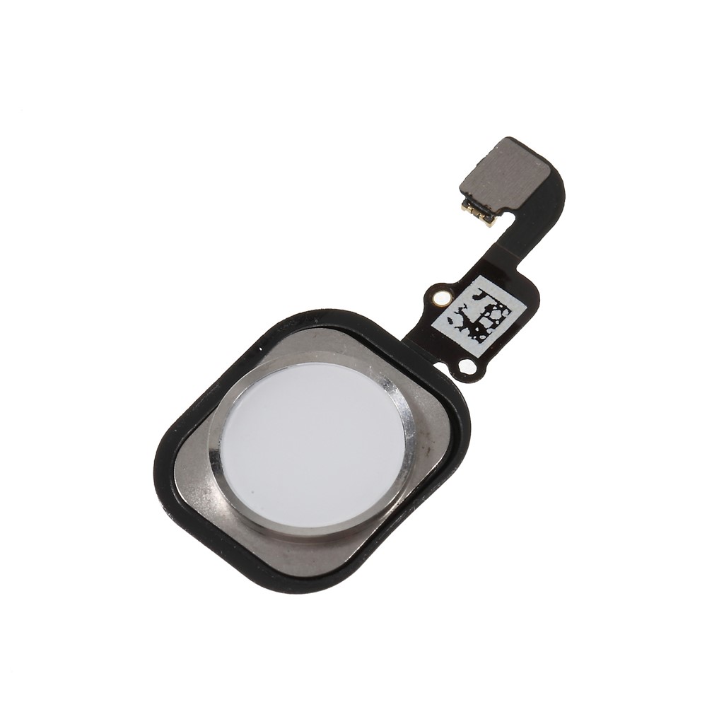 Home Key Fingerprint Button Flex Cable Replace Part with Rubber Ring Gasket for iPhone 6 Plus / 6 - White-2