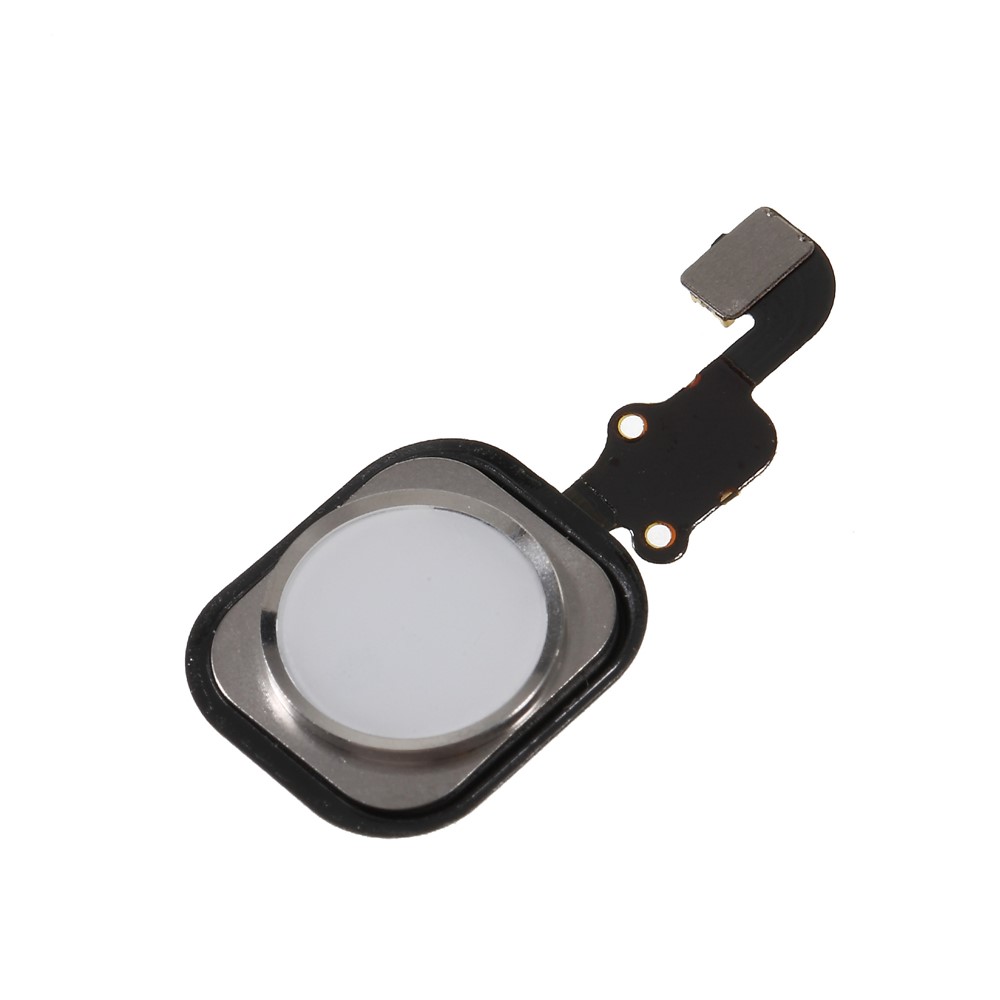 Home Key Fingerprint Button Flex Cable Part Replacement with Rubber Ring Gasket for iPhone 6s Plus / 6s - Silver-2