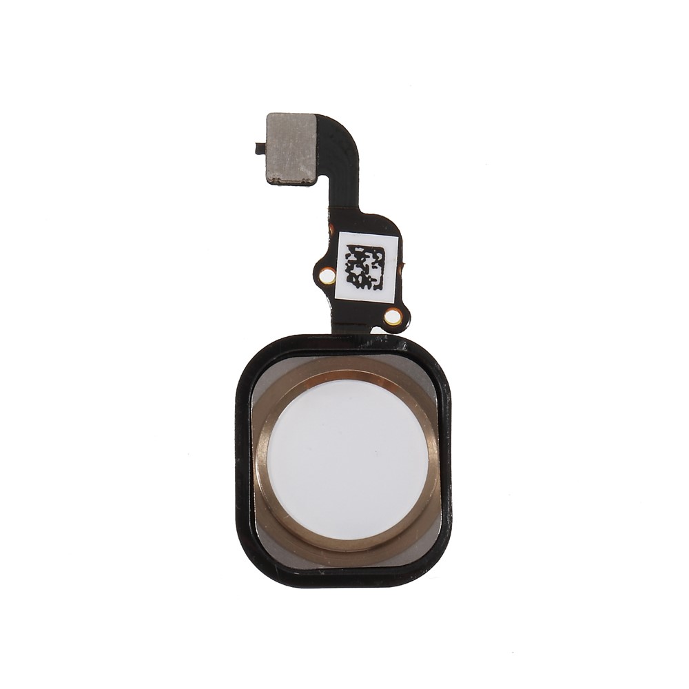 Home Key Fingerprint Button Flex Cable Replacement with Rubber Ring Gasket for iPhone 6s Plus / 6s - Gold-1
