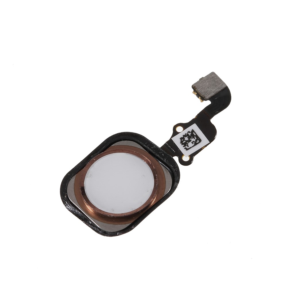 Home Key Fingerprint Button Flex Cable Replace Part with Rubber Ring Gasket for iPhone 6s Plus / 6s - Rose Gold-2