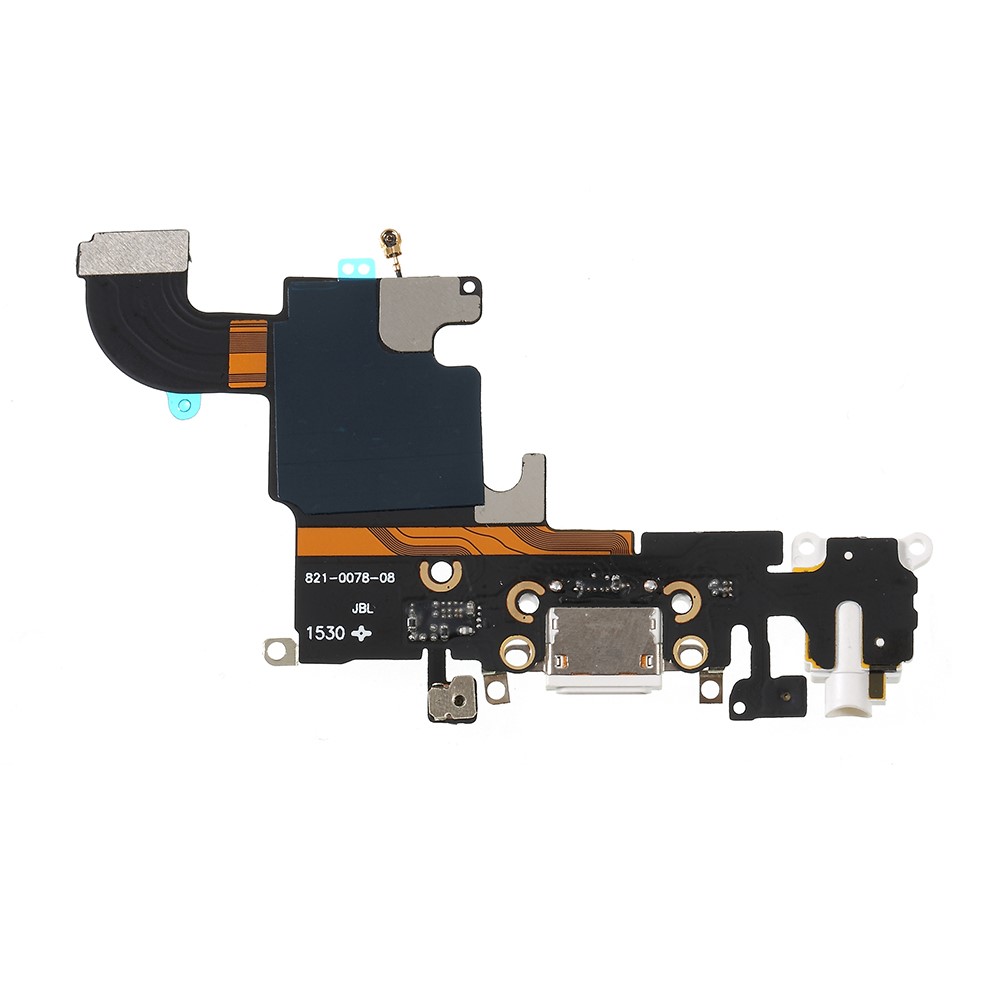 Charging Port Flex Cable Replacement for iPhone 6s - White-2
