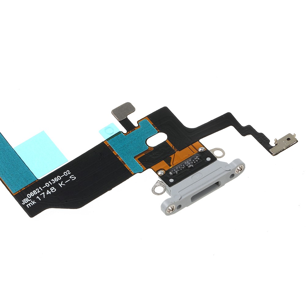 Puerto De Carga Flex Pieza De Reparación De Cable Para Iphone X - Gris-3
