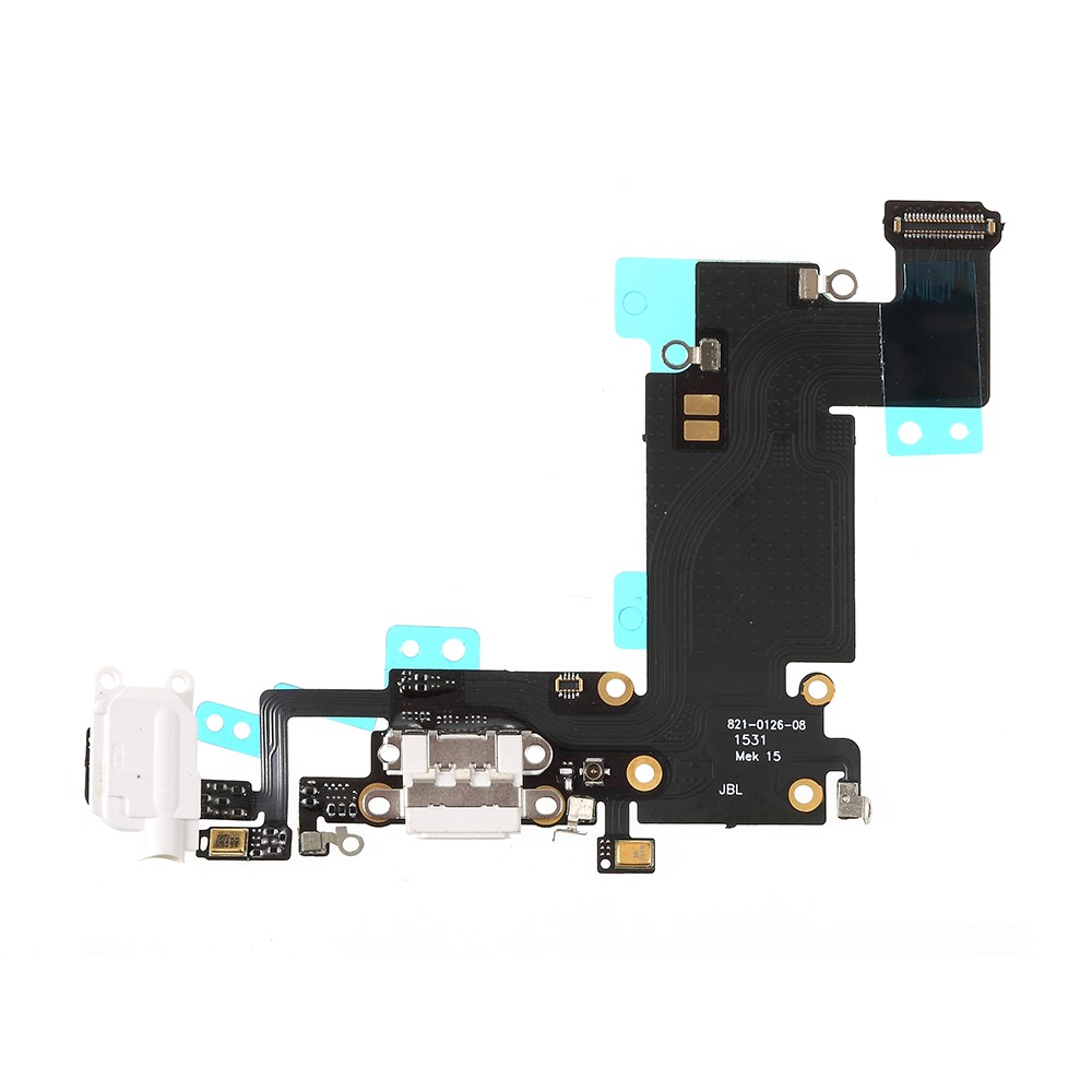 Charging Port Flex Cable Replacement for iPhone 6s Plus 5.5-inch - White-1