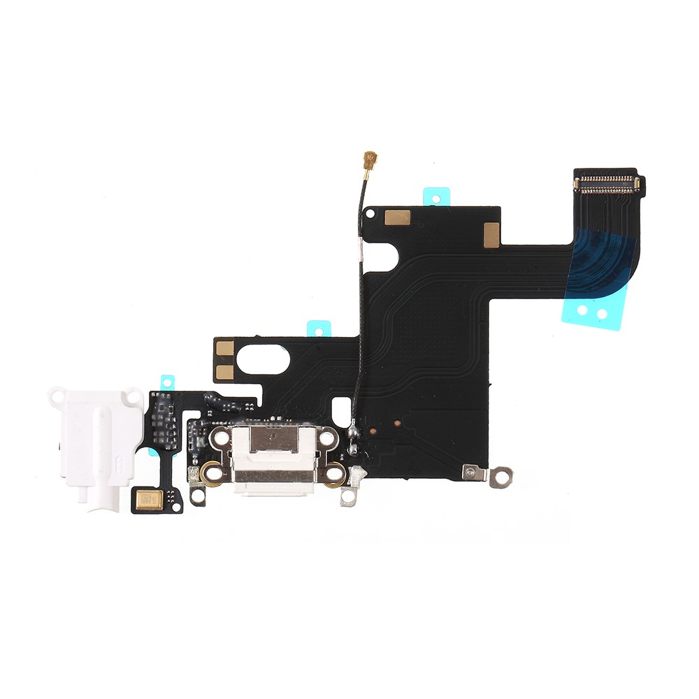 Charging Port Flex Cable Replacement for iPhone 6 - White-1