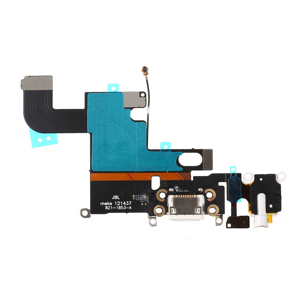 Charging Port Flex Cable Replacement for iPhone 6 - White-2