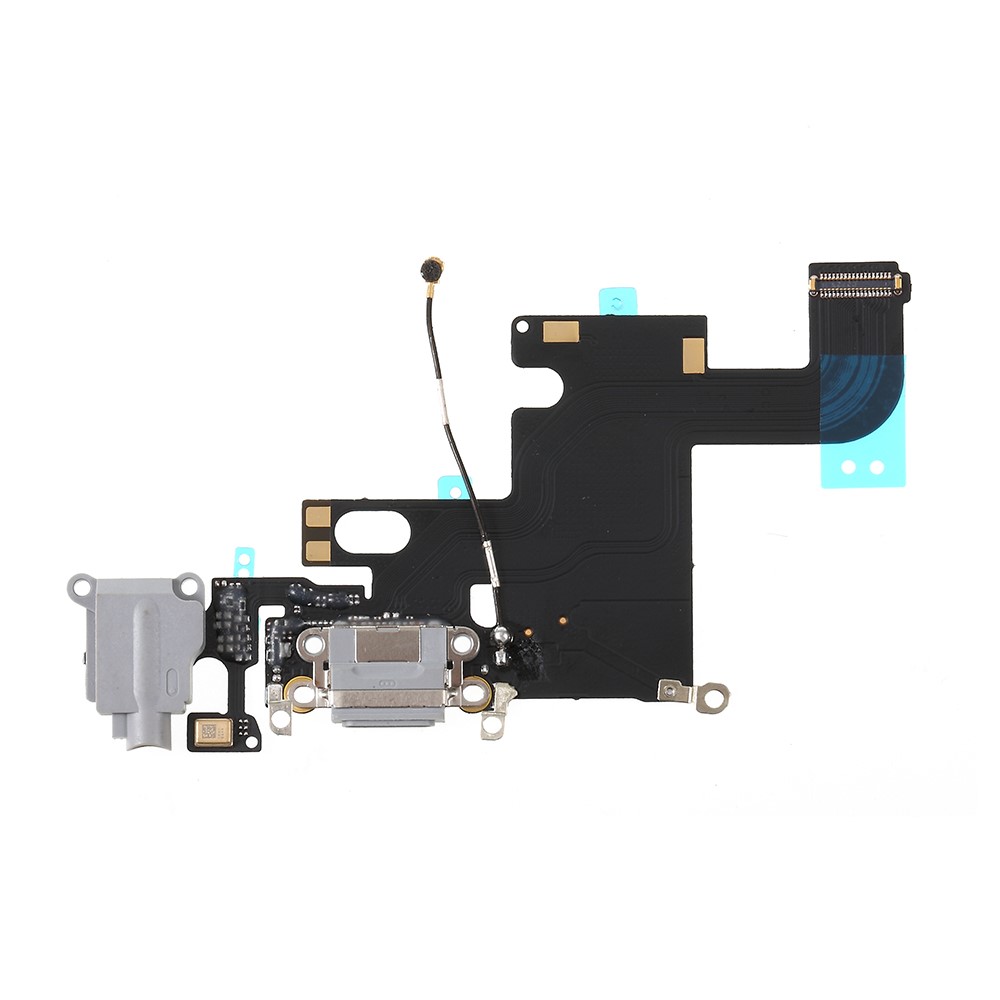 Charging Port Flex Cable Replace Part for iPhone 6 - Dark Grey-1