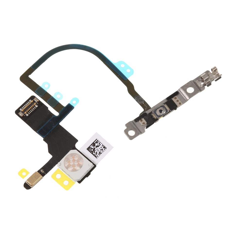 OEM Power ON/OFF Switch Button Flex Cable with Metal Plate Replacement Part for iPhone XS Max 6.5 inch-4