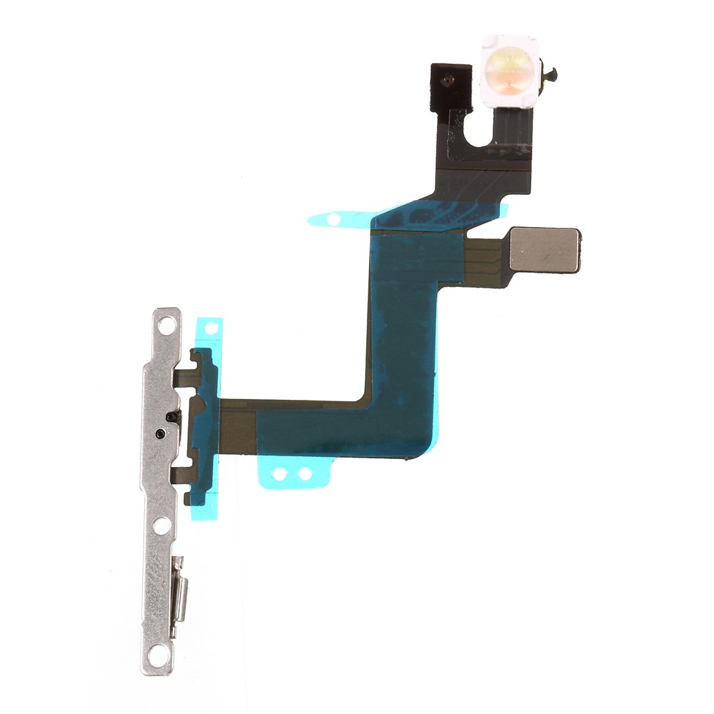 Potencia de Repuesto de Cable Flexible Encendido/apagado Con Placa de Metal Para Iphone 6s Más 5.5 Pulgadas