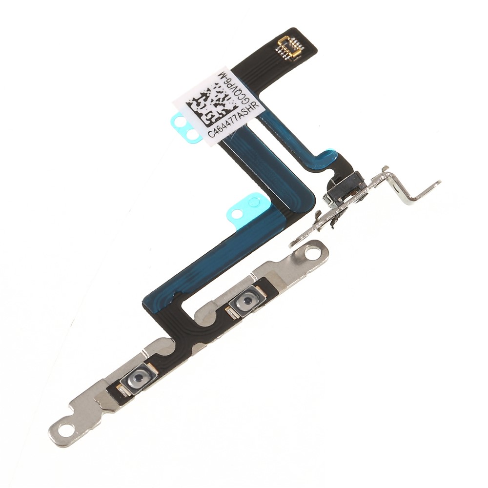 Volume Button Flex Cable Part Replacement with Metal Plate for iPhone 6 Plus 5.5 inch-3