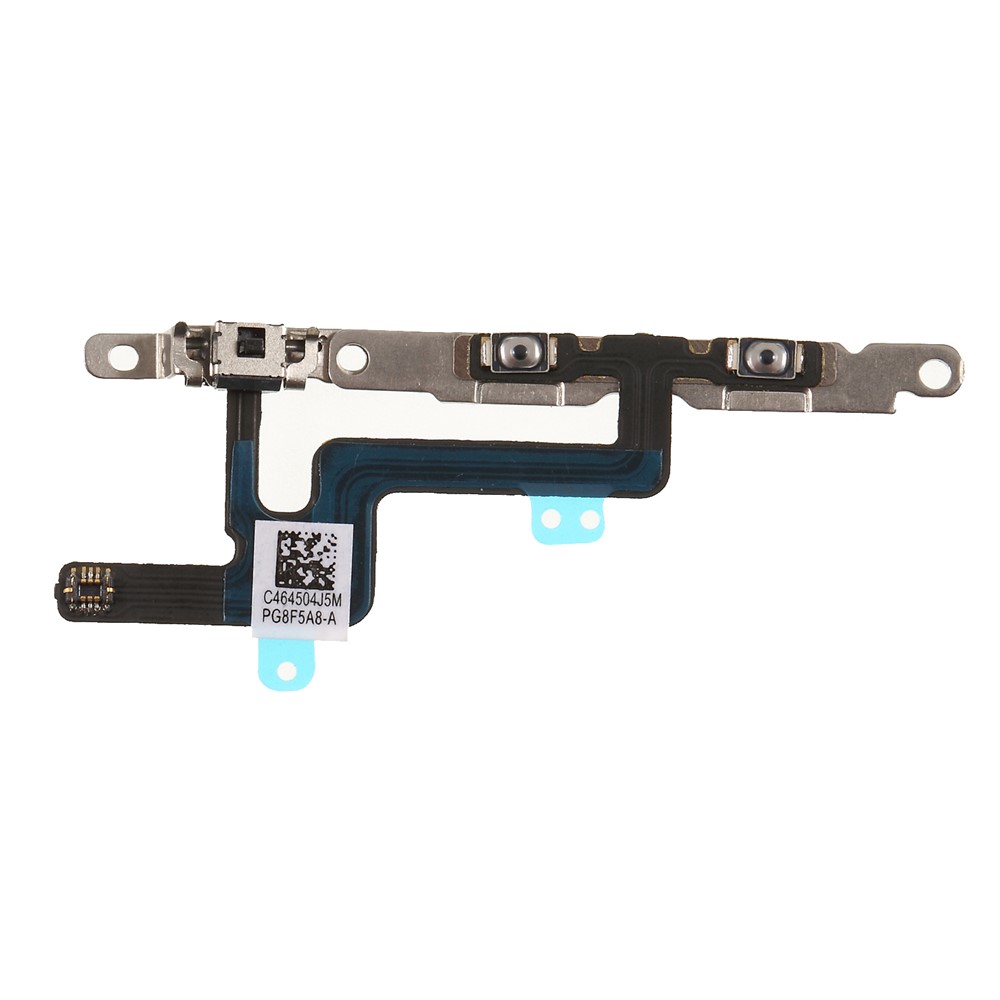 Volume Button Flex Cable Replacement with Metal Plate for iPhone 6 4.7 inch-2