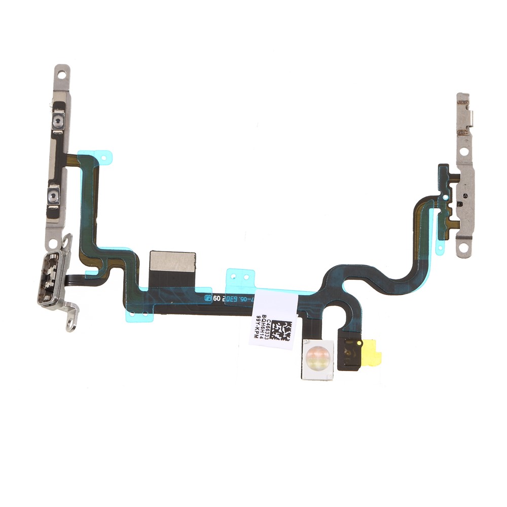 Power ON/OFF and Volume Button Flex Cable Repair Part with Metal Plate for iPhone 7 4.7 inch-2