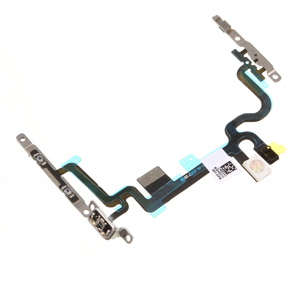 Power ON/OFF and Volume Button Flex Cable Repair Part with Metal Plate for iPhone 7 4.7 inch-3