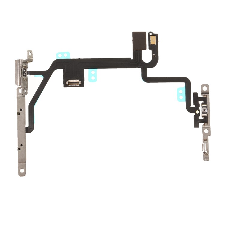 Power ON/OFF and Volume Button Flex Cable Part Replacement with Metal Plate for iPhone 8 4.7 inch-2