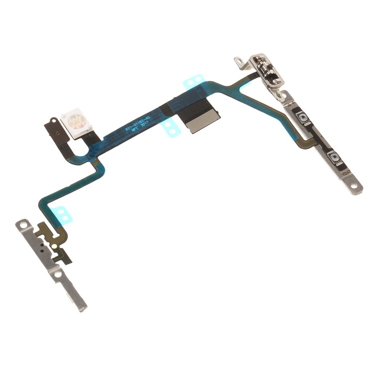 Power ON/OFF and Volume Button Flex Cable Part Replacement with Metal Plate for iPhone 8 4.7 inch-4