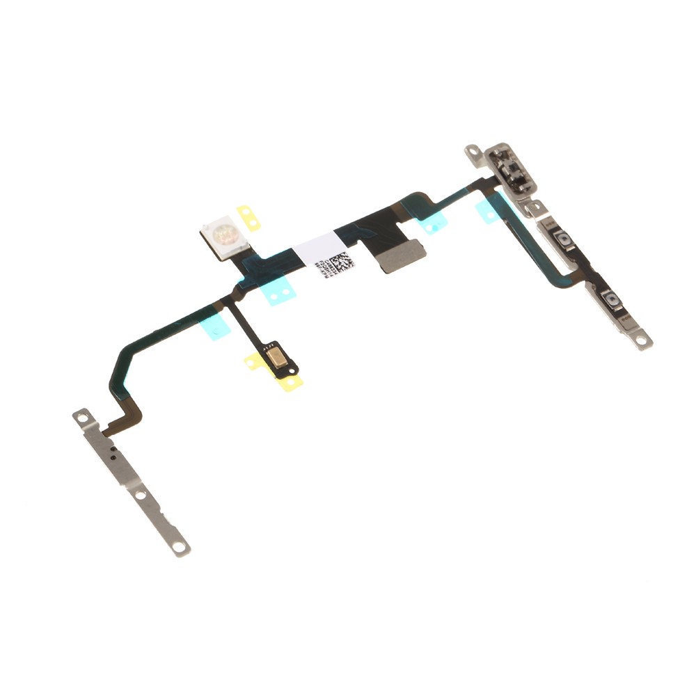 Power ON/OFF and Volume Button Flex Cable with Metal Plate for iPhone 8 Plus 5.5 inch-3