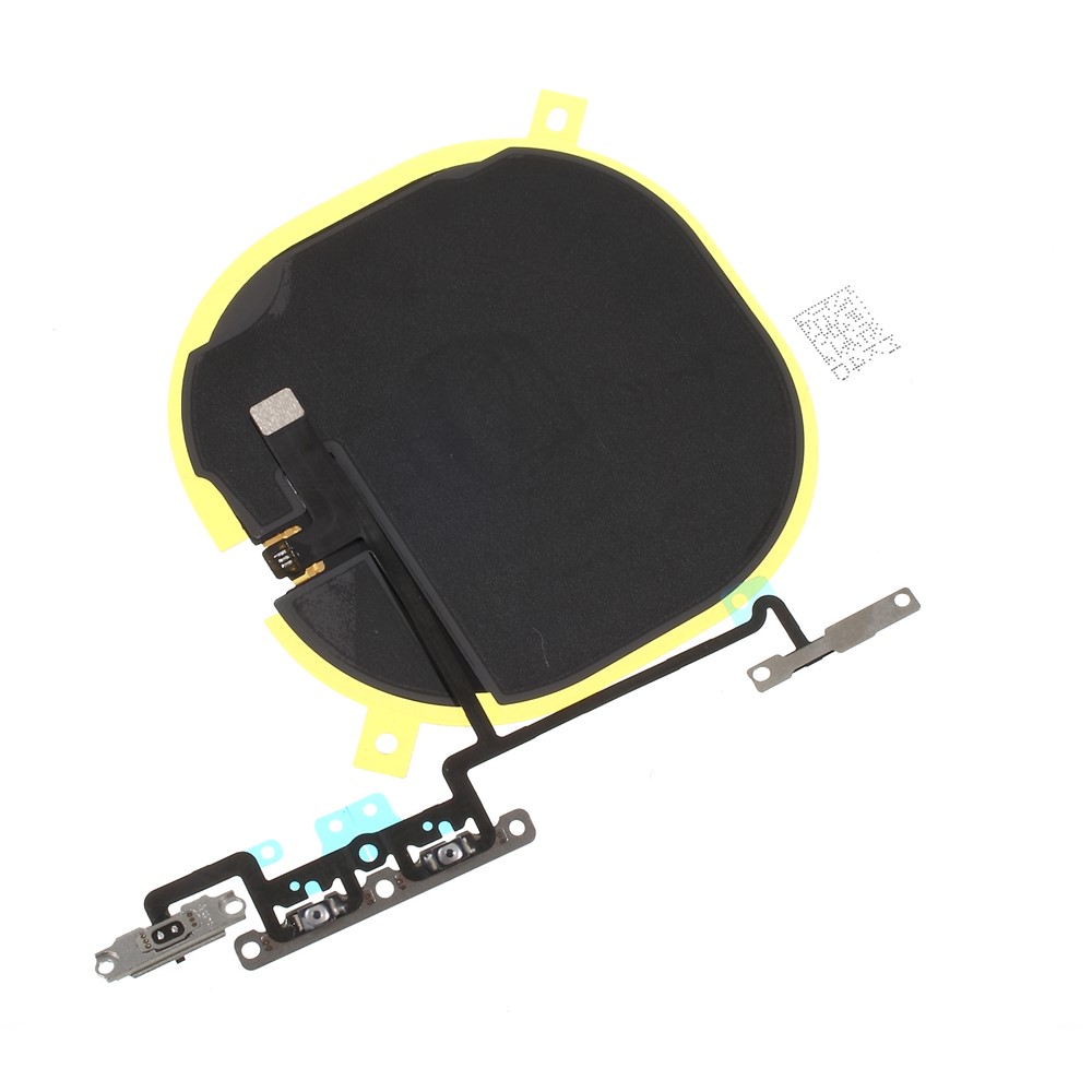 For iPhone X (Ten) OEM Volume Button Flex Cable + Qi Wireless Charging Port Flex Cable-3