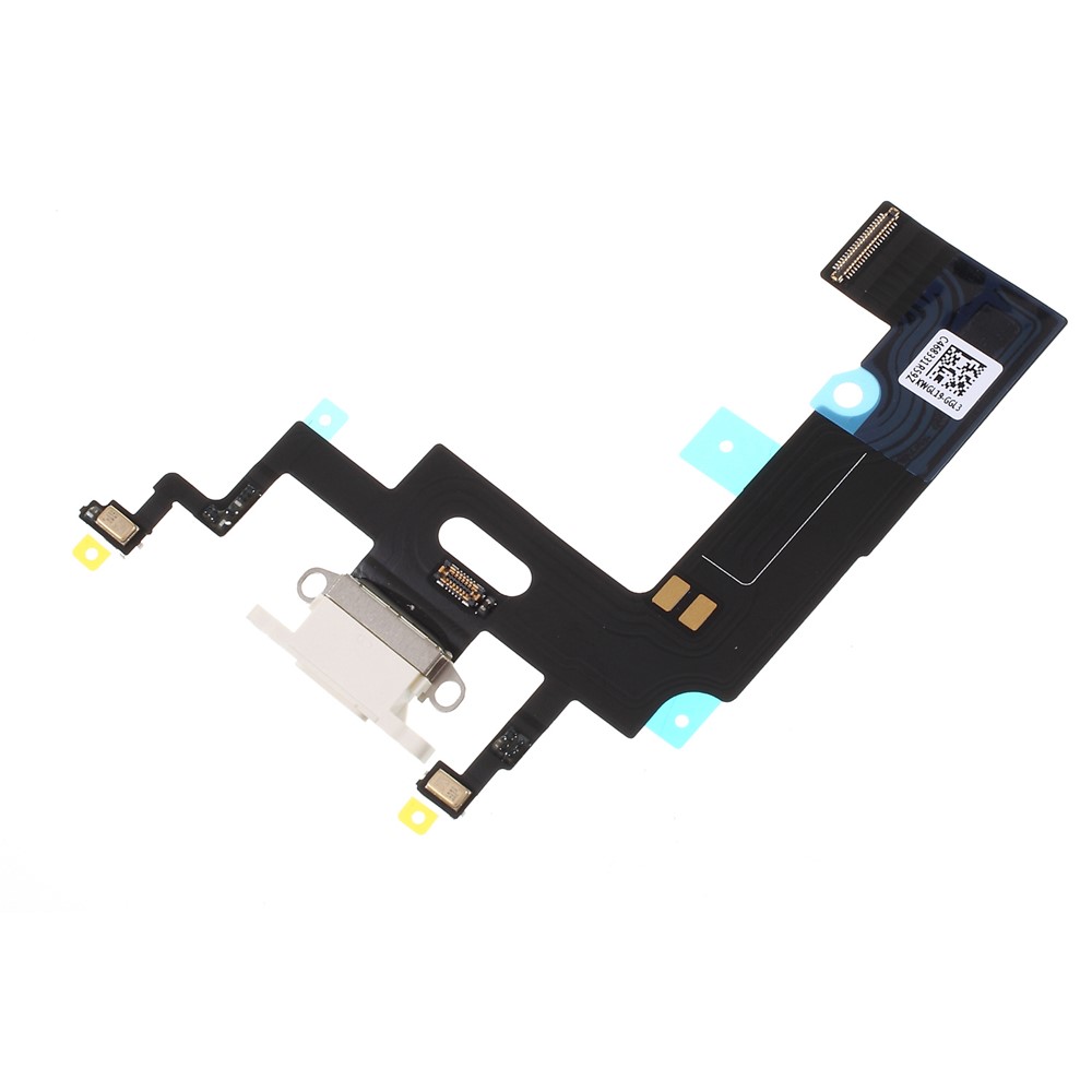 OEM Charging Port Flex Cable Repair Part for iPhone XR 6.1 inch - White-4