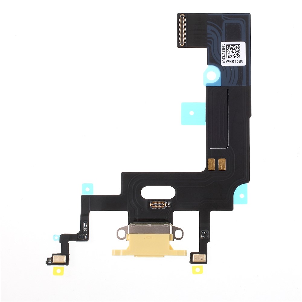 Substituição Do Cabo Flexível Do Porto De Carregamento Do OEM Para O Iphone XR 6,1 Polegadas - Amarelo-1
