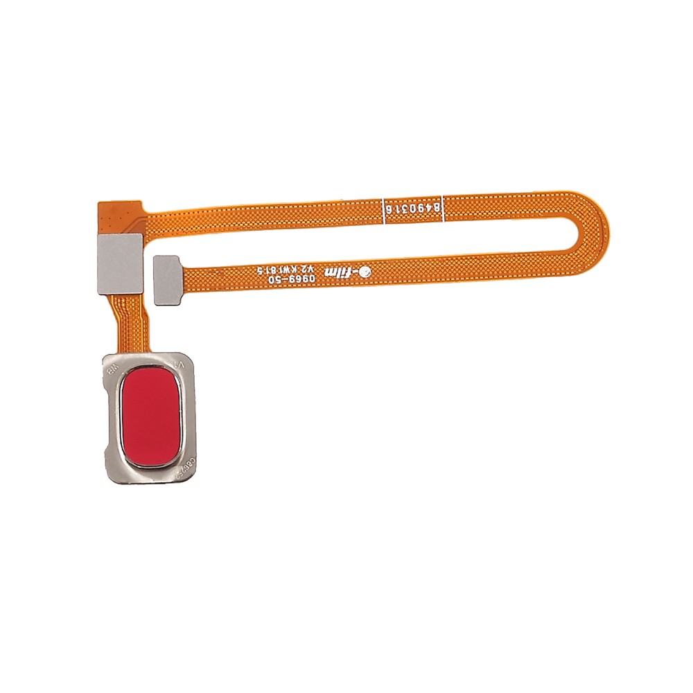 Home Key Fingerprint Button Flex Cable Repair Part (OEM) for OnePlus 6 - Red-1
