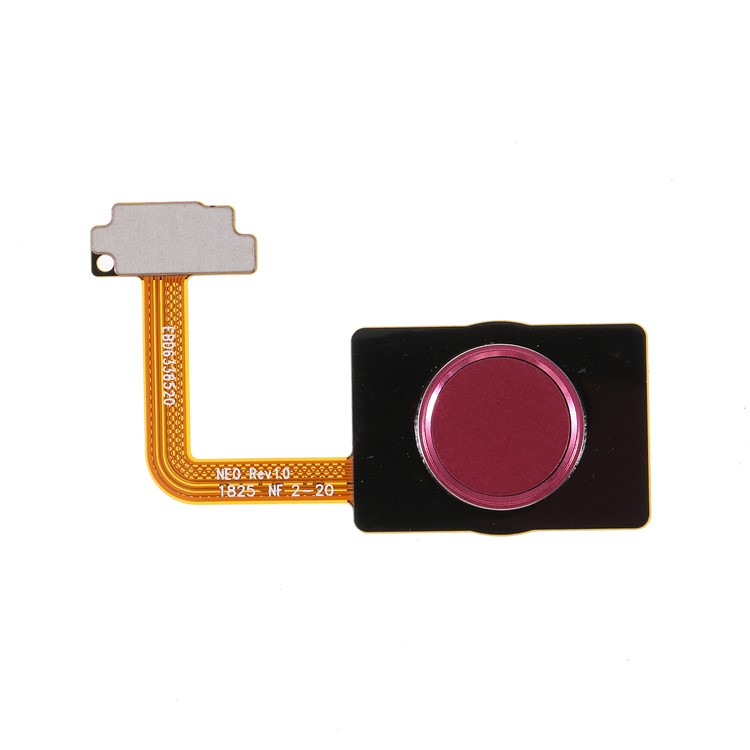 OEM Home Key Fingerprint Button Flex Cable Repair Part for LG G7 ThinQ G710 - Rose-2