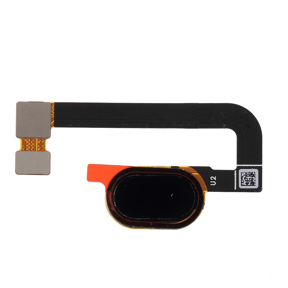 OEM Home Key Fingerprint Button Flex Cable Part for Motorola Moto G5S Plus - Black-2