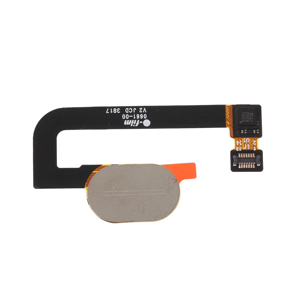 OEM Home Key Fingerprint Button Flex Cable Part for Motorola Moto G5S Plus - Black-3
