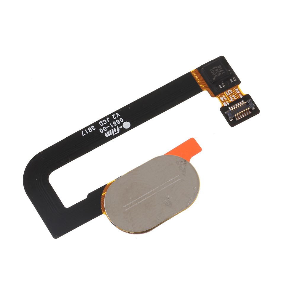 OEM Home Key Fingerprint Button Flex Cable Part for Motorola Moto G5S Plus - Black-4